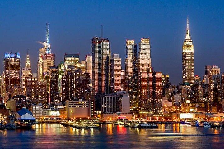 Gedeelde tour met de skyline van New York City vanuit New Jersey