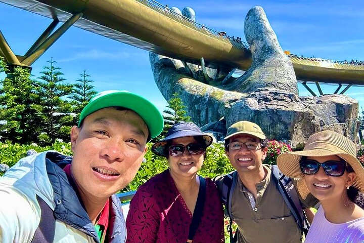 Visite d'une journée complète en petit groupe du Golden Bridge et des collines de Ba Na