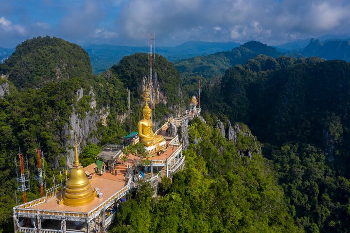 Krabi: Tiger Cave, Emerald Pool og Hot Springs lille gruppe tur