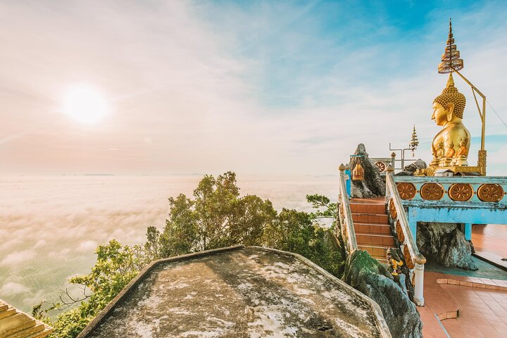 Krabi: Tiger Cave, Emerald Pool og Hot Springs lille gruppe tur
