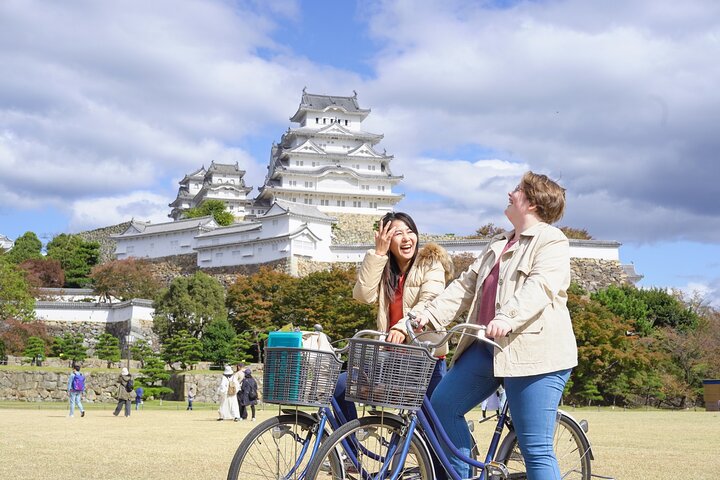 Himeji Castle Easy Bike Tour : Samurai Geschichte, Garten & Matcha