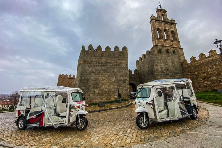 Tour guidato completo di Ávila in tuk-tuk con soste (1 ora)