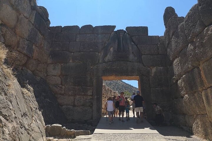 Volledige dag Mycene Epidaurus Nafplio Isthmus Canal Luxe Tour