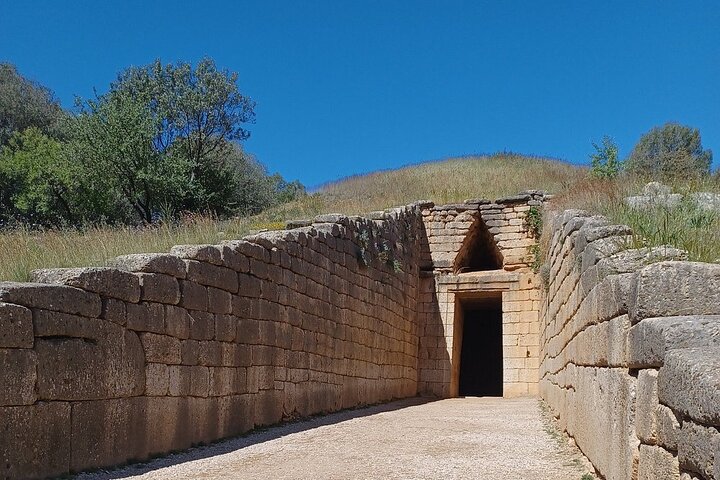 Volledige dag Mycene Epidaurus Nafplio Isthmus Canal Luxe Tour