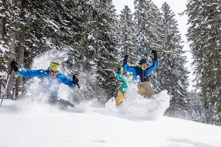 3 horas de caminhada na neve em Paganella nas Dolomitas