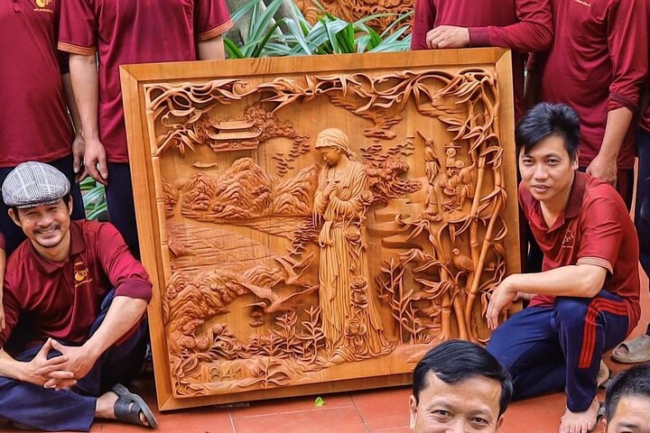 Hoi An Erfahrung 3 Stunden Holzschnitzkurs mit lokalem Künstler