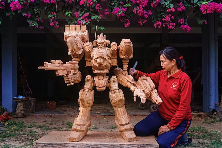 Hoi An Carvão de Madeira: Crie sua madeira de arte com mestre artesão
