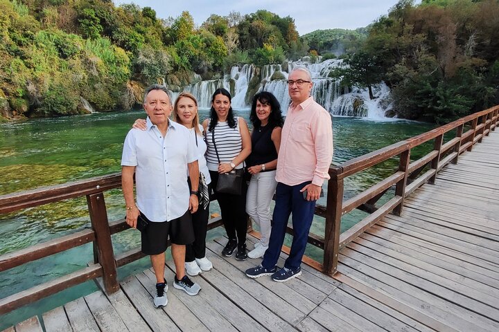 Krka-fossene halv dag, privat tur fra Sibenik