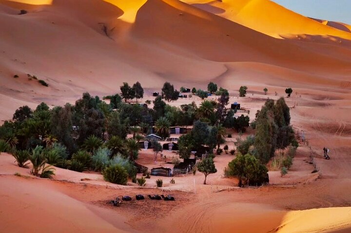 Exclusieve Merzouga Desert Safari: Kamelentocht, zandsurfen & diner