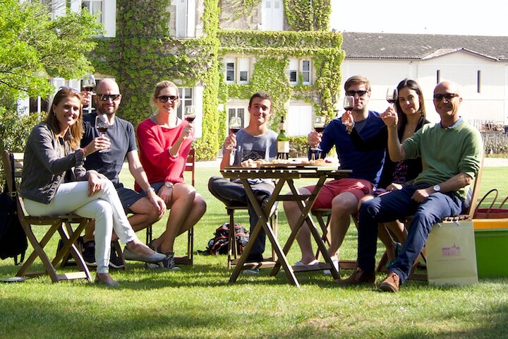 Desde Saint-Emilion: tour de medio día por el vino en bicicleta eléctrica