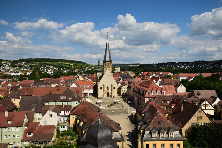 Viaggio in pullman sulla strada romantica da Francoforte a Rothenburg/andata e ritorno