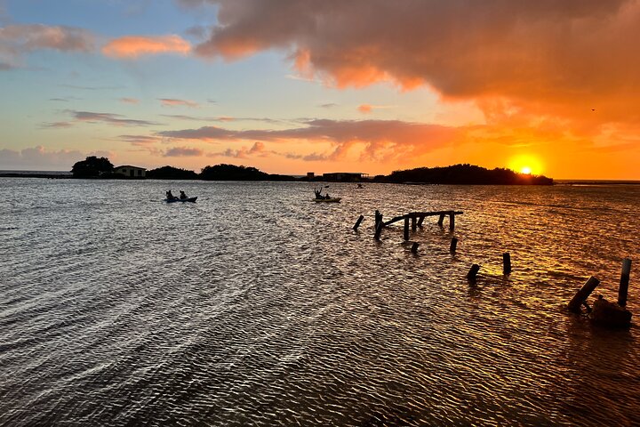 Tour en kayak por la isla de cristal marino