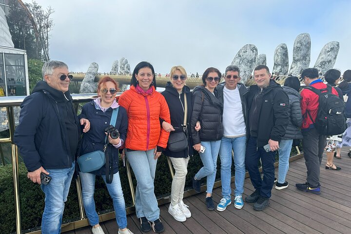 Visite d'une journée complète en petit groupe du Golden Bridge et des collines de Ba Na