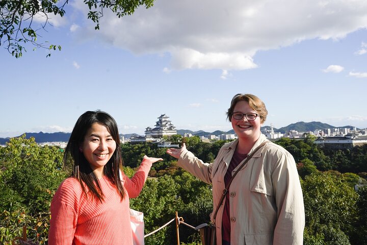 Himeji Castle Easy Bike Tour : Samurai Geschichte, Garten & Matcha