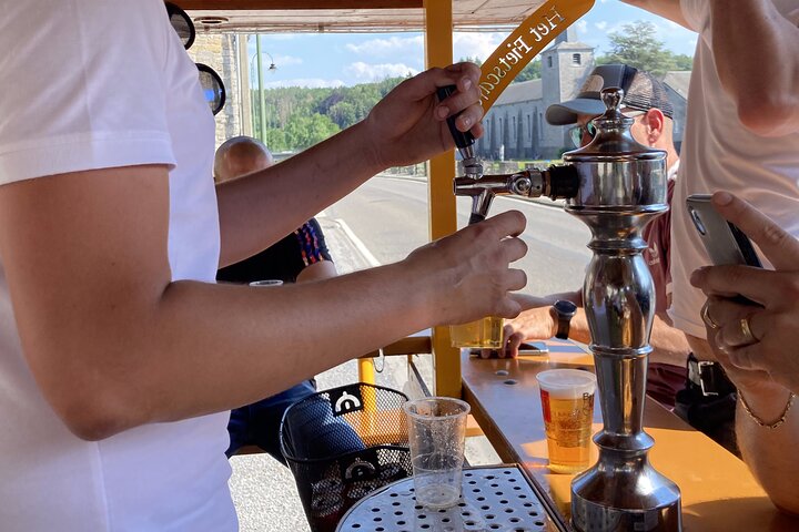 Tour Privé en Vélo Bière à Rochefort en Ardenne Belge