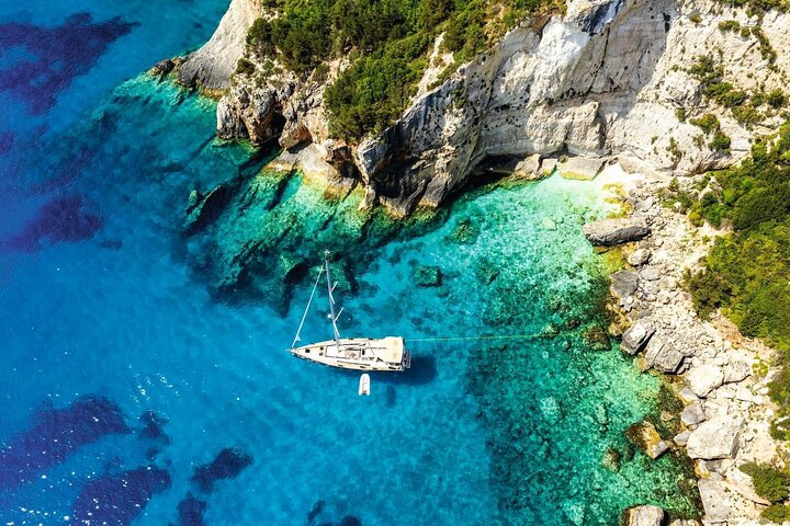 Cruzeiro no Norte de Zante com Cabo Skinari e Praia Xigia