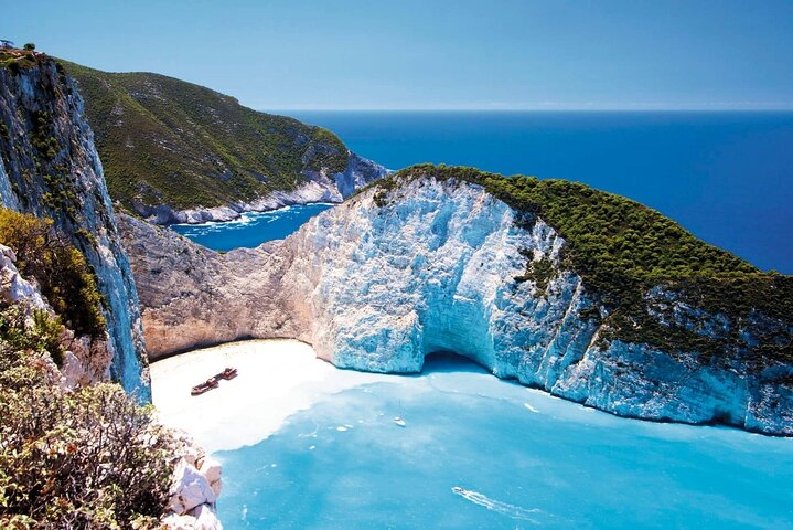 Cruzeiro no Norte de Zante com Cabo Skinari e Praia Xigia