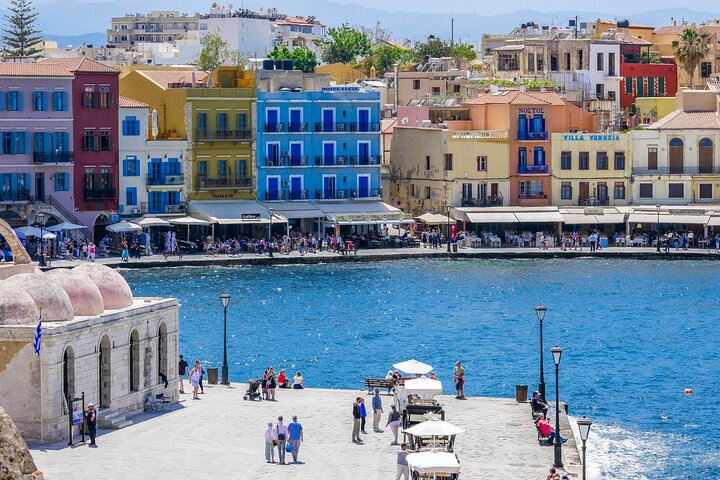 Vanuit Rethymno Privétour: Chania-Heilige Drievuldigheid-Olijfoliefabriek