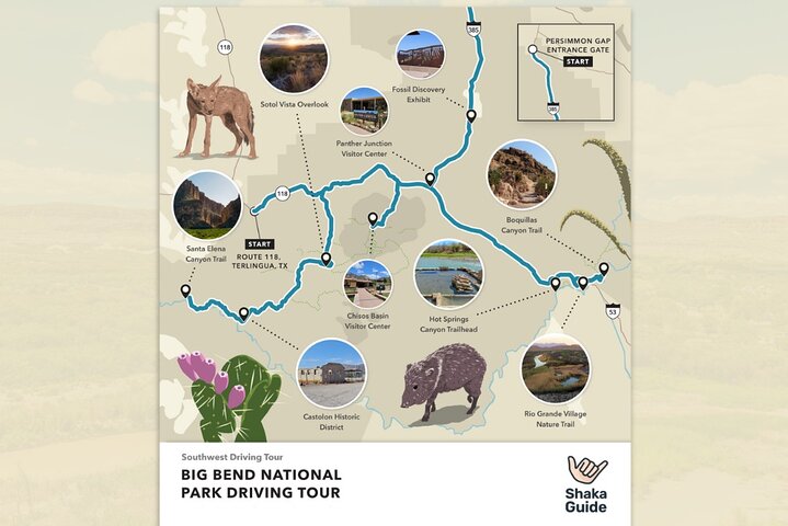 Tour audio guidato GPS fai-da-te del Parco Nazionale di Big Bend