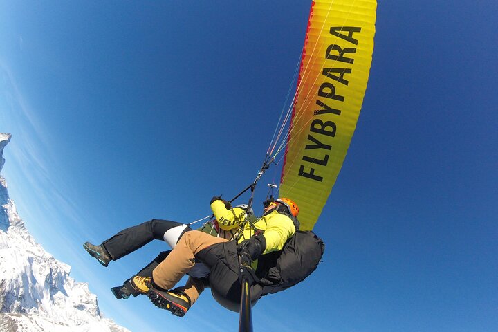 FLYMATTERHORN VIP Tandem Paraquedas Zermatt Matterhorn Vista