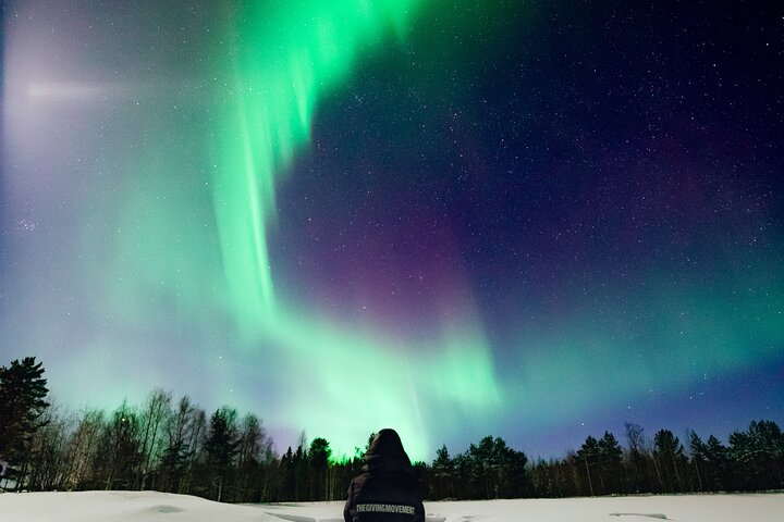 Rovaniemi : Norrskensjakt Max 8 + Proffs foton och 100% återbetalning