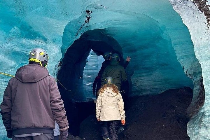 Desde Reikiavik: excursión de un día a la cueva de hielo de Katla y la costa sur