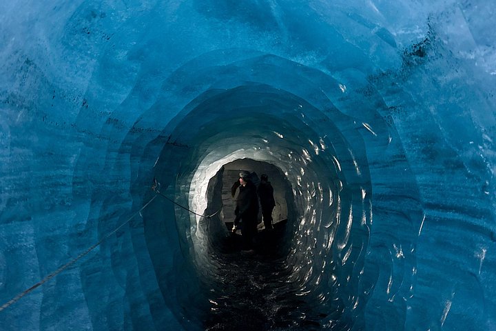 Desde Reikiavik: excursión de un día a la cueva de hielo de Katla y la costa sur