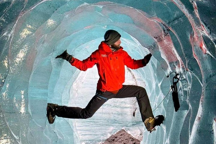 Desde Reikiavik: excursión de un día a la cueva de hielo de Katla y la costa sur