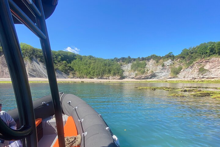 Havtur langs den baskiske kyst, Afgang fra Saint-Jean-de-Luz