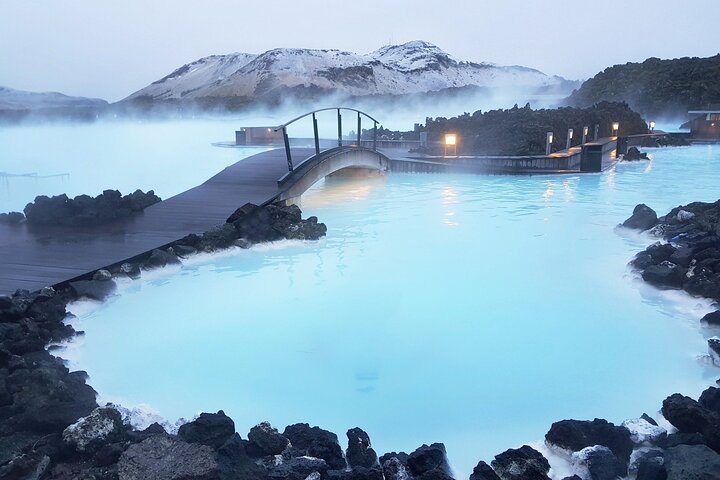 Privétransfer Keflavik Airport naar Blue Lagoon naar Reykjavik