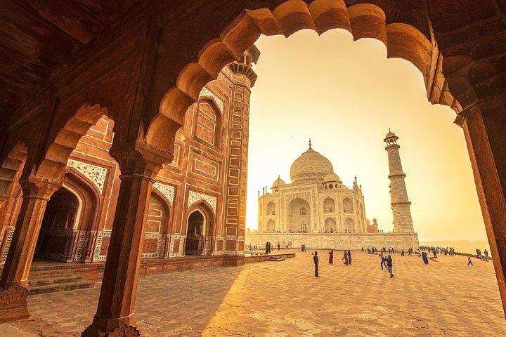 11 heures - Circuit Agra: Lever et coucher de soleil du Taj Mahal de Delhi.