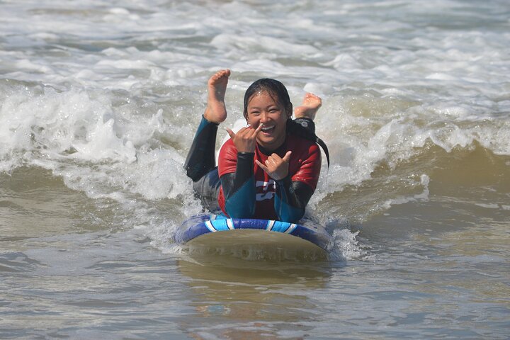 Privat gruppe surfing klasse, Pismo Beach California med instruktør