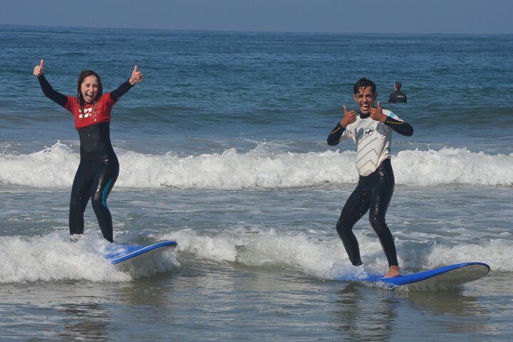 Privat gruppe surfing klasse, Pismo Beach California med instruktør