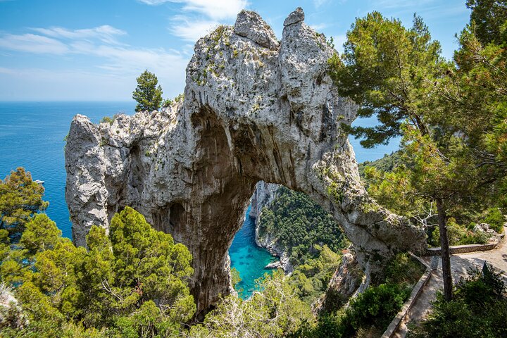 Excursión de un día en grupo pequeño a Capri desde Positano o Praiano