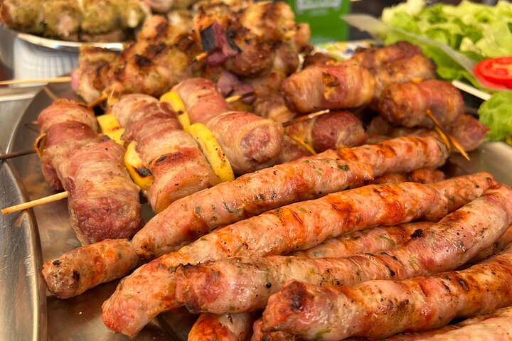 Palermo Food Tour : 10 + Proeverijen van Arancini, Cannoli, Wijn & Meer