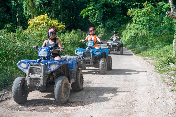 ATV, Bamboe Rafting, Paardrijden n Zwemmen Begeleide Tour
