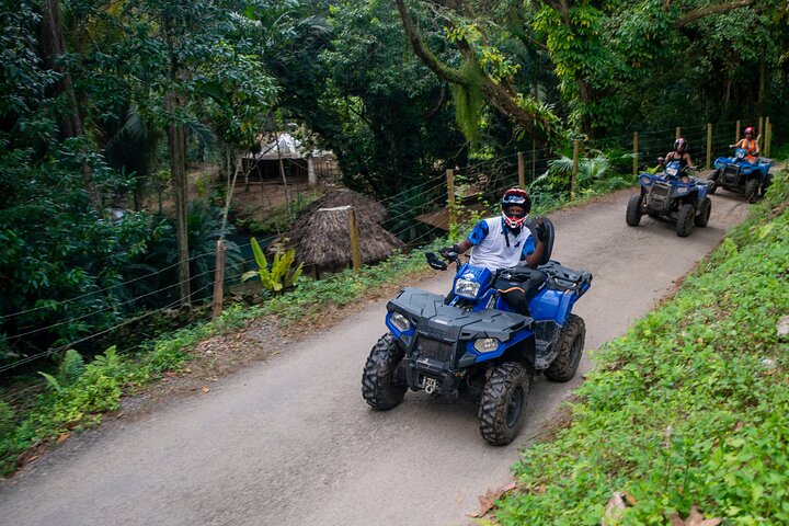 ATV, Bamboe Rafting, Paardrijden n Zwemmen Begeleide Tour