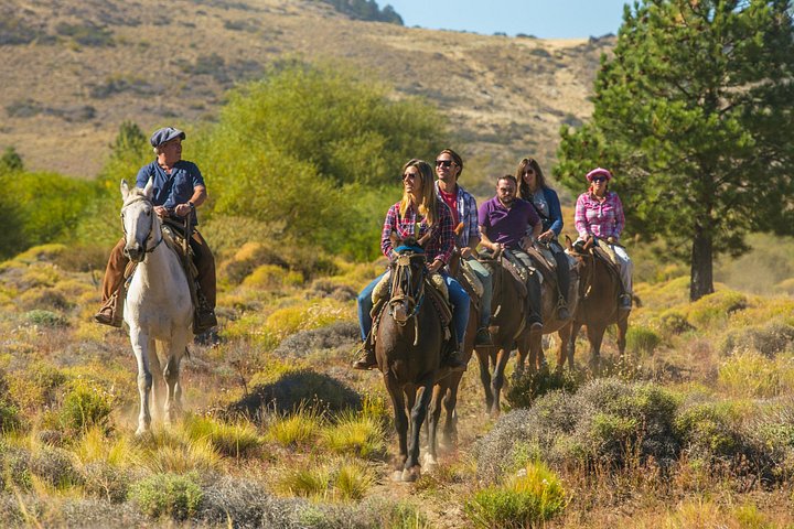 Paseos a caballo en Bariloche y tradicional recorrido por la barbacoa argentina