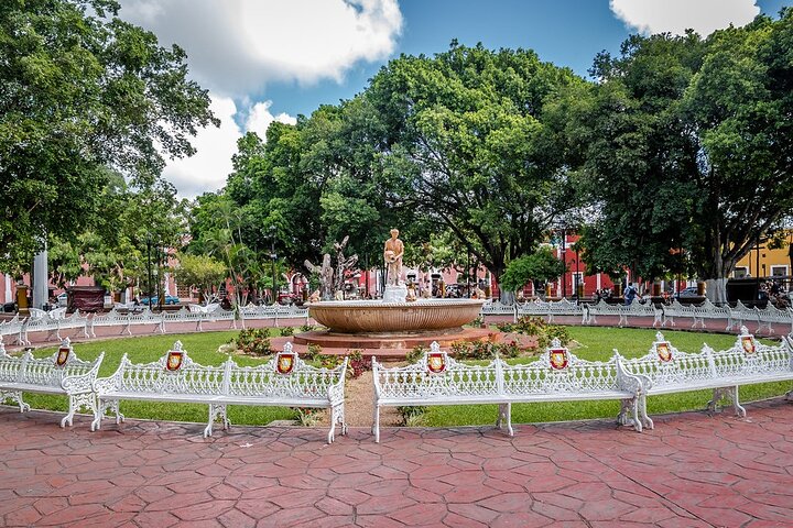 Guidad tur till Chichén Itzá och Cenote och Valladolid med lunch