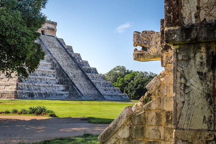 Guidad tur till Chichén Itzá och Cenote och Valladolid med lunch