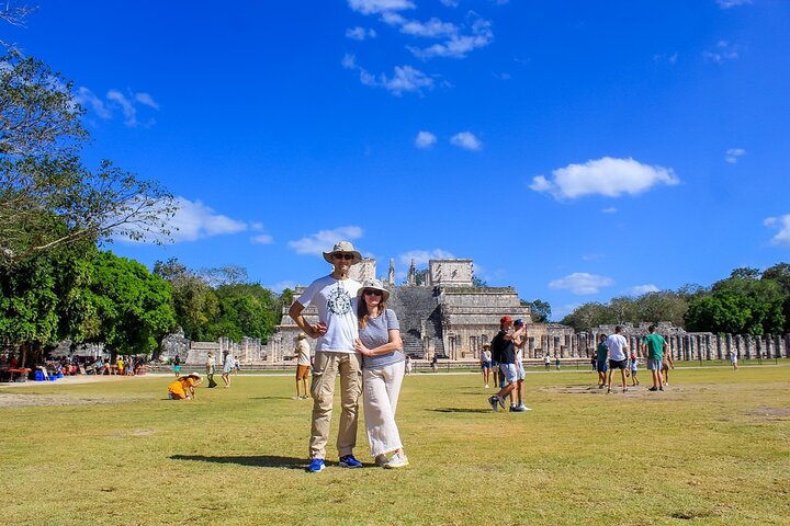 Guidad tur till Chichén Itzá och Cenote och Valladolid med lunch