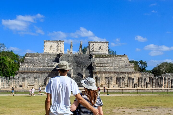 Guidad tur till Chichén Itzá och Cenote och Valladolid med lunch