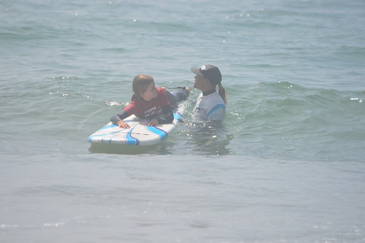 Privat gruppe surfing klasse, Pismo Beach California med instruktør