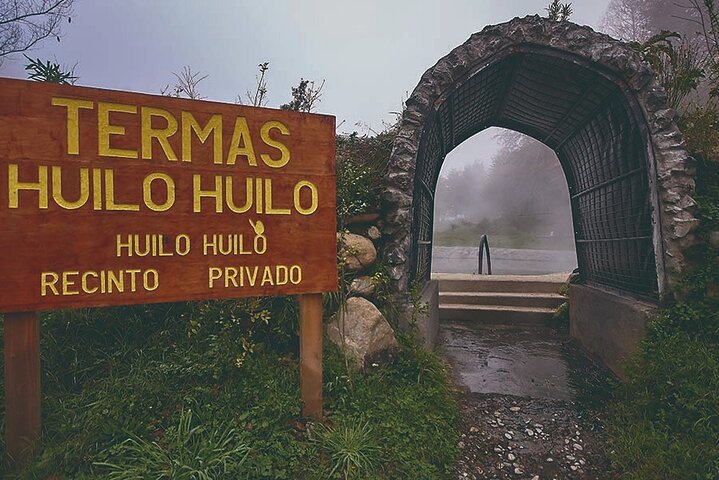 Huilo Huilo Hot Springs Tour från Valdivia med lunch
