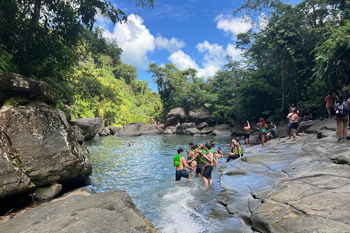 San Juan to El Yunque Rainforest Waterslides and Luquillo Beach