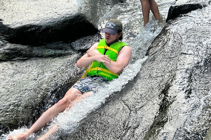 San Juan to El Yunque Rainforest Waterslides and Luquillo Beach