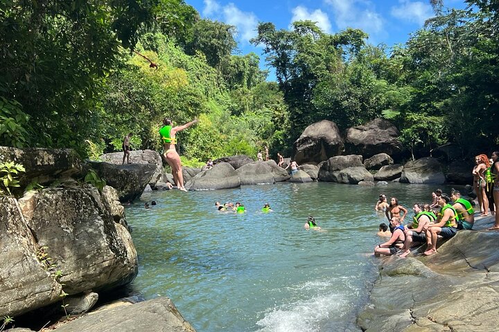 San Juan to El Yunque Rainforest Waterslides and Luquillo Beach