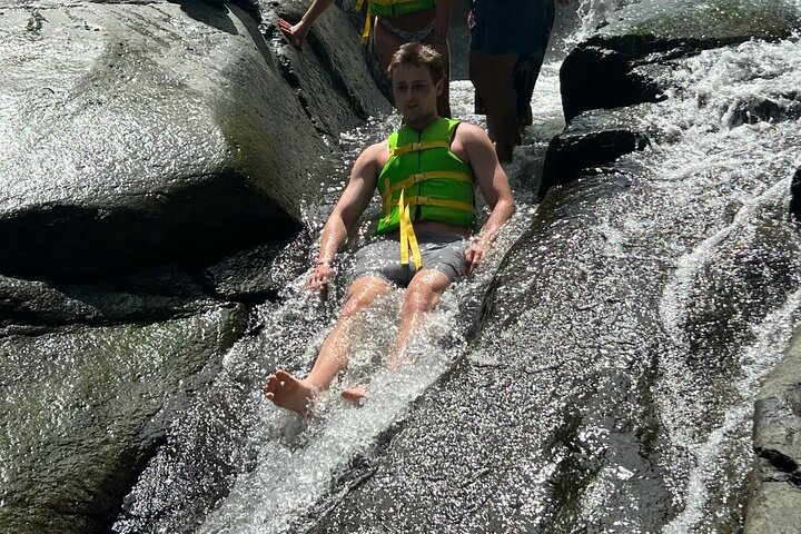 San Juan to El Yunque Rainforest Waterslides and Luquillo Beach