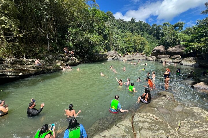 San Juan to El Yunque Rainforest Waterslides and Luquillo Beach