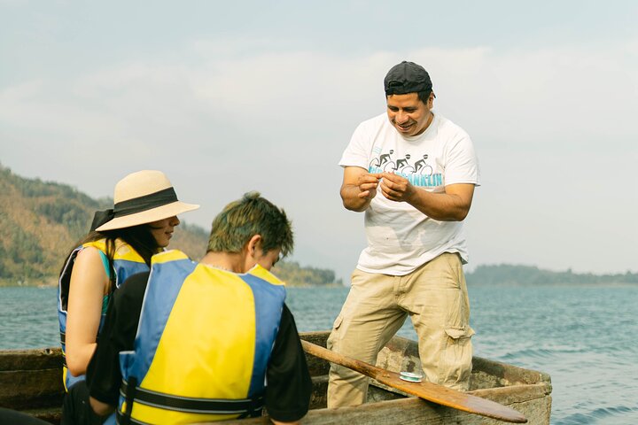 Private geführte handwerkliche Angeltour auf dem Atitlan-See